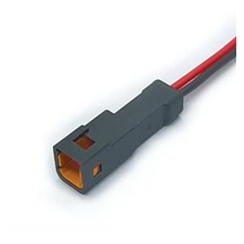 2-poliger Auto-JST-Elektronikstecker 02R-JWPK-VKLE-S Auto 02T dunkel Spezialversion Stecker weiblich männlich wasserdichter Kabelbaum(2P Male,20 Sets) von ZHFSWLKW