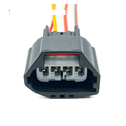 4-poliger Auto-Yzk-weiblicher wasserdichter Kabelbaumstecker, kompatibel mit F~rd Focus Mondeo Ansaugluftdrucksensor-Buchse 7283-5885-30(5Pcs with 15cm 18AWG) von ZHFSWLKW