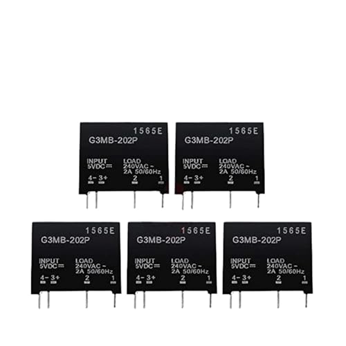 5PCS Relais Modul G3MB-202P G3MB 202P DC-AC PCB SSR In 5V DC Out 240V AC 2A Solid State Relais Modul(5V) von ZHFSWLKW