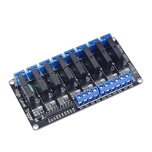 5V Relais 1 2 4 8 Kanal for SSR High Low Level Solid State Relais Modul 250V 2A Für(5V 8 way Low) von ZHFSWLKW