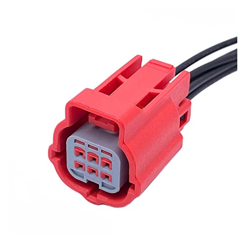 6 Pin MWTRB-06-1A-R MWTPB-06-1A-R OBD-Diagnosestecker for Motorräder, wasserdichter elektronischer Stecker mit Kabel, kompatibel mit H~nda Yam~ha(6P Female,5 Sets) von ZHFSWLKW