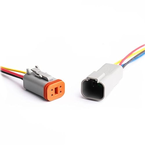 Deutsch DT Stecker 2 3 4 6 8 12 Pin Auto versiegelter elektrischer Stecker Kabelbaum wasserdicht männlich weiblich mit Kabel DT06-2S DT04-2P(4P) von ZHFSWLKW