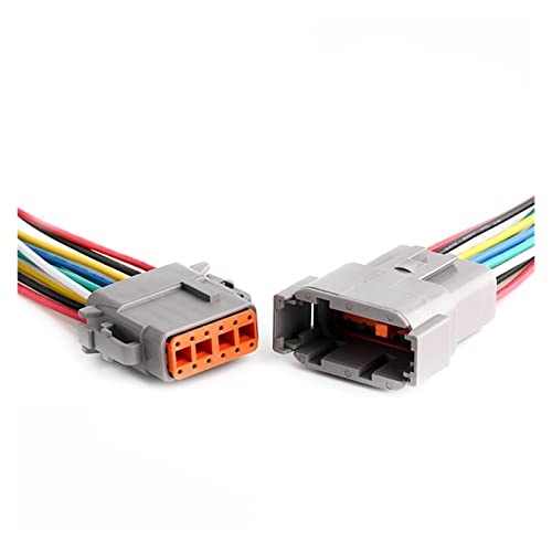 Deutsch DTM Stecker Kabelbaum DTM06-2 3 4 6 8 12S DTM04-2 3 4 6 8 12 Pin Autoelektronik wasserdicht versiegelt mit Kabel(12P) von ZHFSWLKW