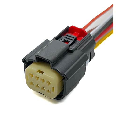 Molex 8-Pin Auto Elektrische Scheinwerfer Licht Steckdose Stecker Kabelbaum Motorstecker Kompatibel mit F~rd BUICK Che~rlet 33472-0801 33482-4801(8P Female,1 Set) von ZHFSWLKW