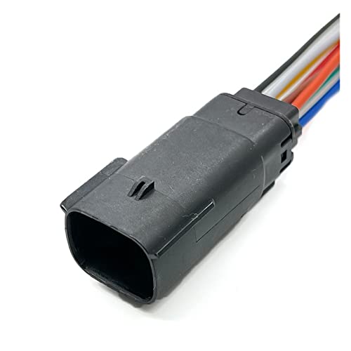 Molex 8-Pin Auto Elektrische Scheinwerfer Licht Steckdose Stecker Kabelbaum Motorstecker Kompatibel mit F~rd BUICK Che~rlet 33472-0801 33482-4801(8P Male,1 Set) von ZHFSWLKW
