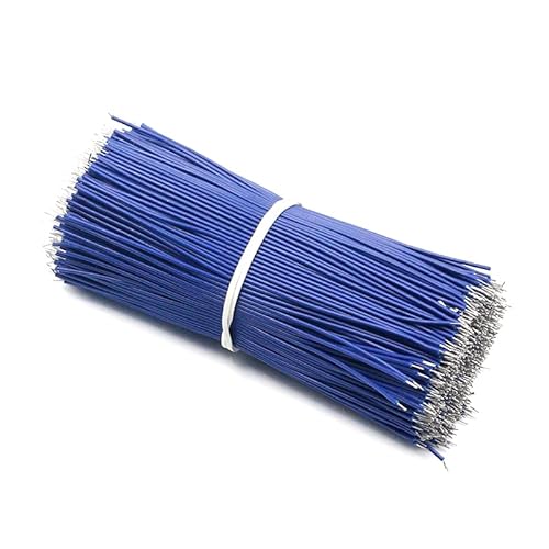 ZHFSWLKW 100 Prozent/Los 2 4AWG 8 cm gedünnte Brotbrettlötkabel Fly Jumper Drahtleiter Leiter 1007-2 4AWG Steckerdraht(Blue) von ZHFSWLKW