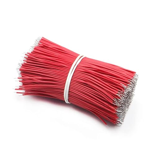 ZHFSWLKW 100 Prozent/Los 2 4AWG 8 cm gedünnte Brotbrettlötkabel Fly Jumper Drahtleiter Leiter 1007-2 4AWG Steckerdraht(Red) von ZHFSWLKW