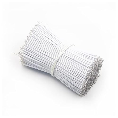 ZHFSWLKW 100 Prozent/Los 2 4AWG 8 cm gedünnte Brotbrettlötkabel Fly Jumper Drahtleiter Leiter 1007-2 4AWG Steckerdraht(White) von ZHFSWLKW