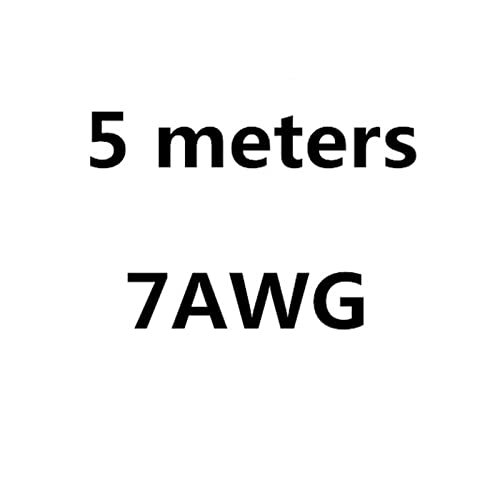 ZHFSWLKW 4 6 7 8 10 11 12 13 14 15 16 17 18 20 22 24 26 28 30 AWG Silikondraht Ultraflexible Testleitung(5 m 7 AWG,Blu) von ZHFSWLKW