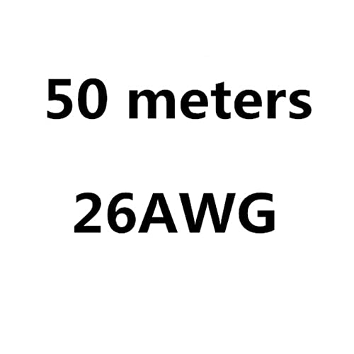 ZHFSWLKW 4 6 7 8 10 11 12 13 14 15 16 17 18 20 22 24 26 28 30 AWG Silikondraht Ultraflexible Testleitung(50 m 26 AWG,Brown) von ZHFSWLKW
