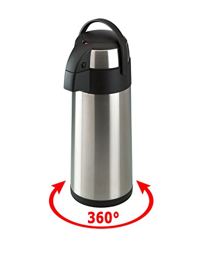 Edelstahl Airpot Pumpkanne Isolierkanne - Thermoskanne 3 Liter by ZHG von ZHG