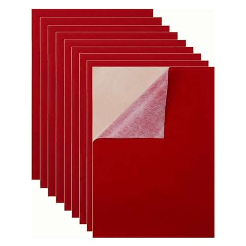 10 PCs Selbst Kleber Filzblätter Ein 4 Multifunktionales Blätter Mit Klebstoffrücken Für Schmuckschachtel von ZHGFXIN