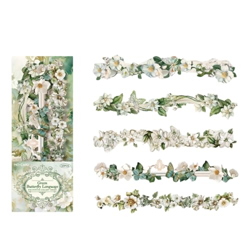 10pieces Flower Border Aufkleber Scrapbooking Dekoration Für Scrapbooking Planer Journal Fotorahmen Kartenhandwerk Machen von ZHGFXIN