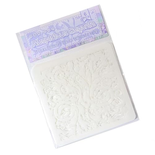 6 PCs Wiederverwendbare Haustierschablonen Für Blumenschulprojekte Und Künstlerische Dekorationen Hohlmale Malerei Haustierzeichnungsvorlagen Blumen 6 PCs Wiederverwendbare Haustierschablonen Für Blumenschulprojekte Und Künstlerische Dekorationen Hohlmale Malerei Haustierzeichnungsvorlagen Blumen von ZHGFXIN