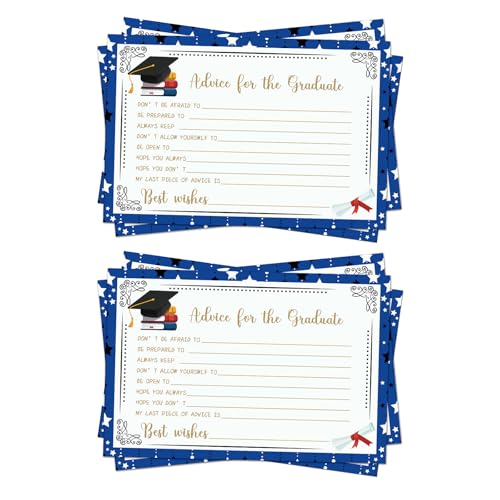 6PCS Abschlussberatungskarten 6x4inch Karte Für Die Graduiertenschule Oder College Party Game Decoration Supply Reating Cards von ZHGFXIN