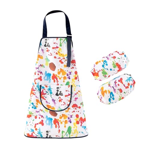 Buntes Cartoon Muster Kunst Schürze Flecken Resistent Polyester Materialien Ohne Reinigung Von Kindern Tragen Waschbare Kinder Kunstschürze Wasserdichtes Maler Smock Buntes Cartoon Muster Kunst Schürze Flecken Resistent Polyester Materialien Ohne Reinigung Von Kindern Tragen Waschbare Kinder Kunstschürze Wasserdichtes Maler Smock von ZHGFXIN