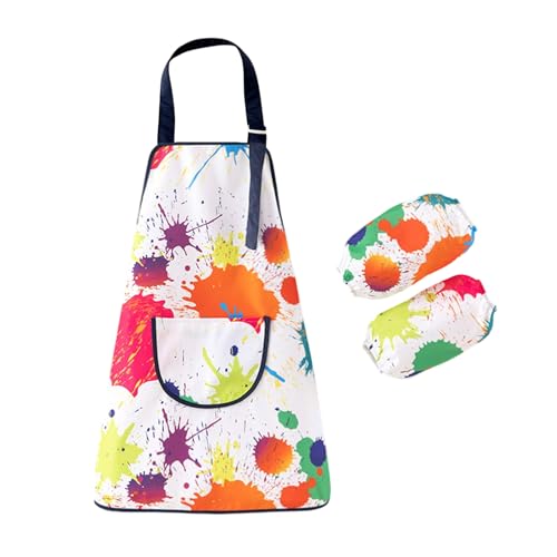 Buntes Cartoon Muster Kunst Schürze Flecken Resistent Polyester Materialien Ohne Reinigung Von Kindern Tragen Waschbare Kinder Kunstschürze Wasserdichtes Maler Smock Buntes Cartoon Muster Kunst Schürze Flecken Resistent Polyester Materialien Ohne Reinigung Von Kindern Tragen Waschbare Kinder Kunstschürze Wasserdichtes Maler Smock von ZHGFXIN