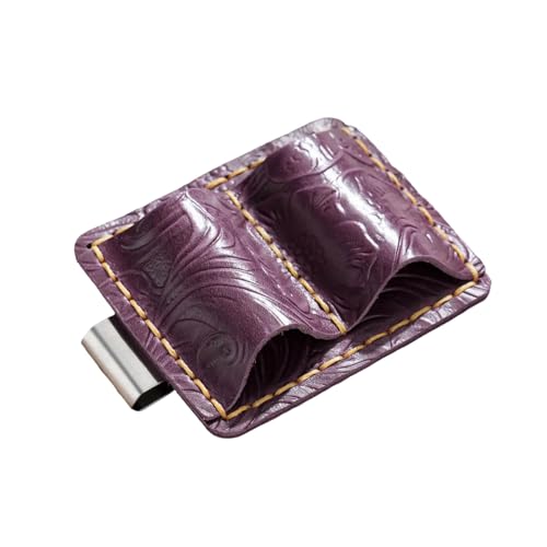 Leder Stift Clip Doppel Loch Notizbuch Mit Tasche Für Journal Notebook Planer Sicherer Stifthalter von ZHGFXIN