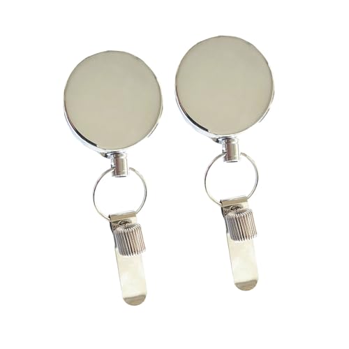 Set Von 2 Einziehbaren Abzeichen Reel Metall Stifthalter Mit Taschenclip Metallstifthalter Für Lehrer Arzt Krankenschwester Uniform Stiftzubehör Set Von 2 Einziehbaren Abzeichen Reel Metall Stifthalter Mit Taschenclip Metallstifthalter Für Lehrer Arzt Krankenschwester Uniform Stiftzubehör von ZHGFXIN