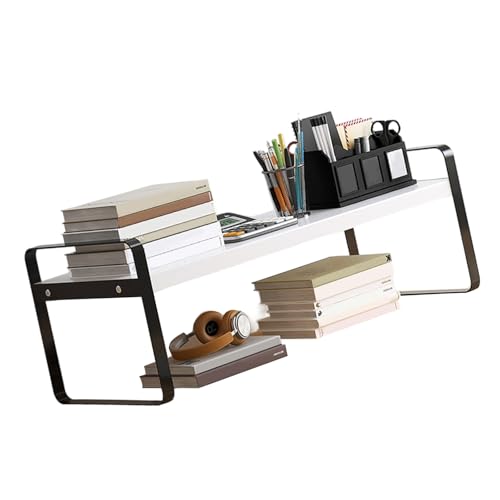 ZHGFXIN Stapelbarer Schreibtisch Organizer Platz Sparen Desktop Bücherregal Speicher Stand Organizer Für Home Office Desk Management Home Office Dekoration von ZHGFXIN