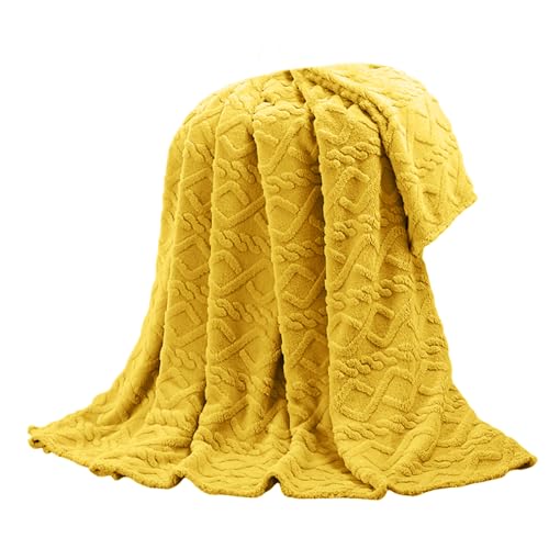 ZHGFXIN Weich Elegante Wurfdecke Mikrofaser Sofa Bettdecken Hautfreundlich Für Camping Freien Und Home Dekorationsofa von ZHGFXIN