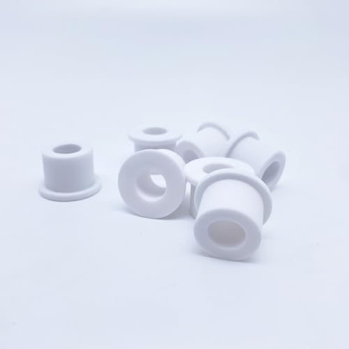 ZHILI Hochreine Aluminiumoxid-Keramik-T-Röhre – 99 % Al2O3, hochtemperaturbeständig, elektrische Isolierung, industrielles Keramikrohr für Ofen, Ofen, Labor (OD15 x OD12 x ID7,8 x H53,6/2 mm) von ZHILI