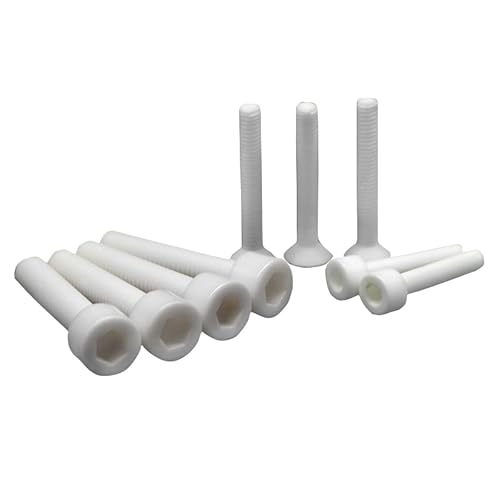 Zirkonia-Keramik-Sechskantverschlüsse - hochfest M2 M3 M4 M5 Nichtmetall - Korrosionsbeständig für Medizin/Elektronik/Industrie (M5*20 Inbusschrauben) von ZHILI