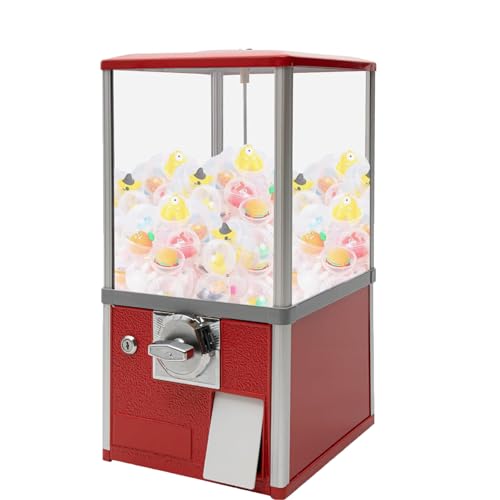 ZHIXUMM Verkaufsautomaten FüR Unternehmen, Durchsichtiger Kaugummiautomat, Vintage-SüßIgkeitenautomaten, MüNzbetriebener SüßIgkeitenautomat Und Sparschwein,Red ZHIXUMM Verkaufsautomaten FüR Unternehmen, Durchsichtiger Kaugummiautomat, Vintage-SüßIgkeitenautomaten, MüNzbetriebener SüßIgkeitenautomat Und Sparschwein,Red von ZHIXUMM
