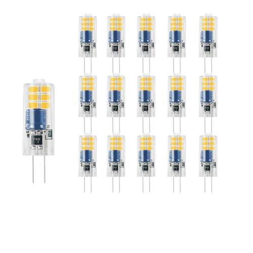 ZHIYUE 15er G4 2W LED Glühbirnen AC220-240V Nicht dimmbar Ersetzen G4 20W Halogenbirne,Bi-Pin G4 Sockel JC Typ Verwendet für Wohnzimmer Kronleuchter, Wandlampen, Küchenbeleuchtung ZHIYUE 15er G4 2W LED Glühbirnen AC220-240V Nicht dimmbar Ersetzen G4 20W Halogenbirne,Bi-Pin G4 Sockel JC Typ Verwendet für Wohnzimmer Kronleuchter, Wandlampen, Küchenbeleuchtung von ZHIYUE