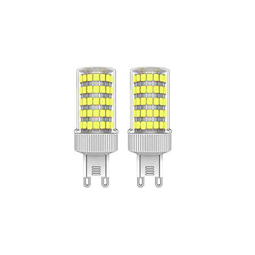 ZHIYUE 2 Stück G9 10W LED Birne Äquivalente Halogenbirnen 100W G9 1000LM Energiesparlampen G9 Sockel Led Lampe AC 220-240V Nicht Dimmbar Kaltweiß 6000K G9 Kapselbirne von ZHIYUE