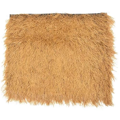 ZHJLF Künstliche Reetdachrolle, Synthetisches Strohgrasdach Strohdach Tiki-bar-Dach, Synthetisches Reetdach Für Garten- Und Terrassenschirmabdeckungen(Size:1x2m,Color:Gelb) von ZHJLF