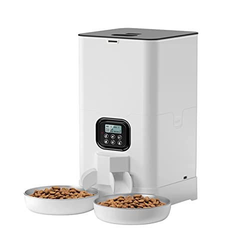 ZHJOPP Automatischer Futterautomat, WiFi Smart Edelstahlnapf, Katzen- und Hundefutterautomat mit Rekorder, großer Kapazität und zeitgesteuerter Katzenfutterverteilung ZHJOPP Automatischer Futterautomat, WiFi Smart Edelstahlnapf, Katzen- und Hundefutterautomat mit Rekorder, großer Kapazität und zeitgesteuerter Katzenfutterverteilung von ZHJOPP