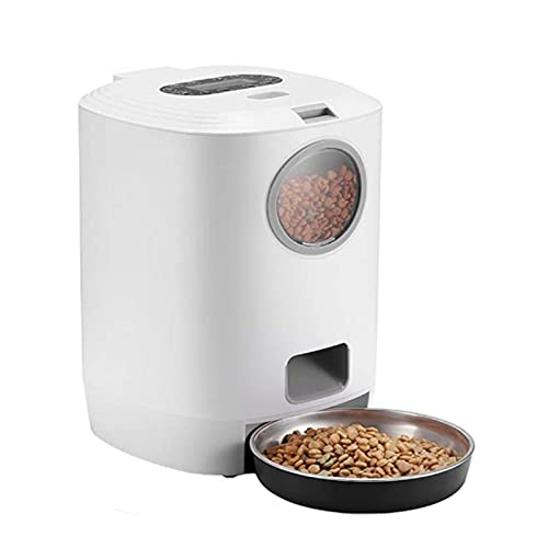 ZHJOPP Futterautomat, intelligenter automatischer Hunde- und Katzenfutterautomat, Trockenfutterspender, Tränke, geeignet für kleine und mittlere Haustiere ZHJOPP Futterautomat, intelligenter automatischer Hunde- und Katzenfutterautomat, Trockenfutterspender, Tränke, geeignet für kleine und mittlere Haustiere von ZHJOPP