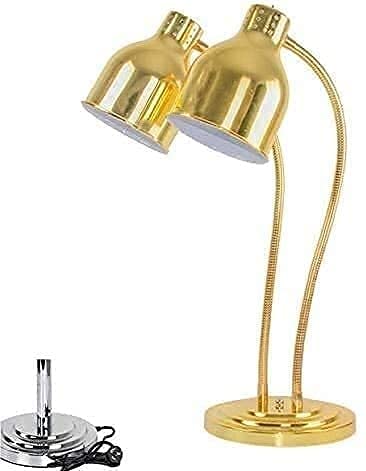 ZHJOPP Restaurant Wärmelampe, Doppelkopf-Design, Desktop Warmhalte-Lampe, Küchen-Präsentationsheiz- und Frischhaltelampe, Heizlampe von ZHJOPP