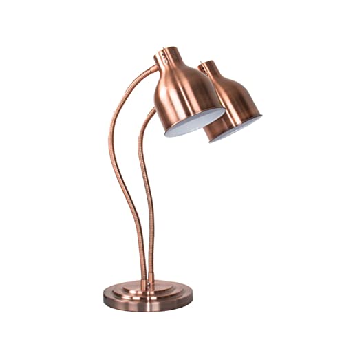 ZHJOPP Verstellbare Winkel Gewerblicher Lebensmittelheizer, Tragbare Heizlampe, Teleskopheizlampe für Restaurants, Buffets und Catering (Bronze) von ZHJOPP