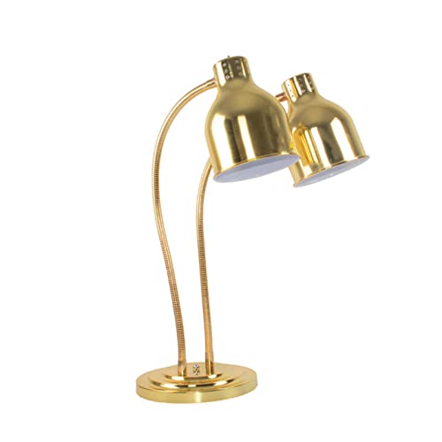 ZHJOPP Verstellbare Winkel Gewerblicher Lebensmittelheizer, Tragbare Heizlampe, Teleskopheizlampe für Restaurants, Buffets und Catering (Gold) von ZHJOPP
