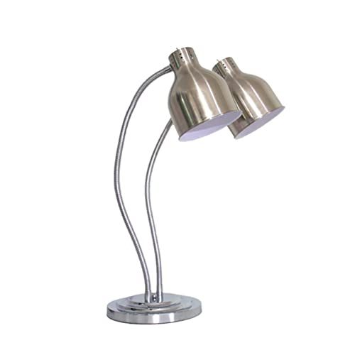 ZHJOPP Verstellbare Winkel Gewerblicher Lebensmittelheizer, Tragbare Heizlampe, Teleskopheizlampe für Restaurants, Buffets und Catering (Silver) von ZHJOPP