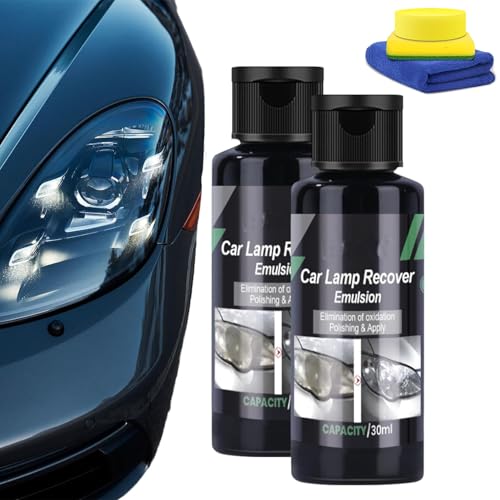 BeamRevive Car Lamp Recover Emulsion Nexa, Elimination of Oxidation Polishing & Apply, BeamRevive Turn Cloudy Headlights Into Instant Clarity and Lasting Protection (30ML,2Pcs) von ZHKVAG