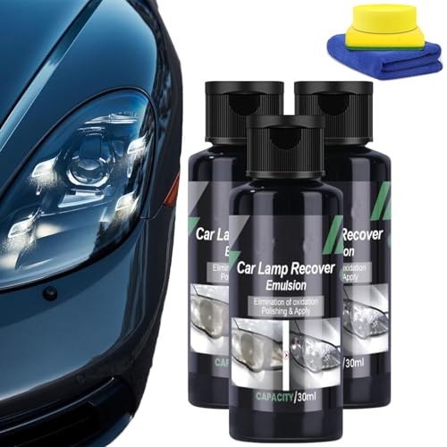 BeamRevive Car Lamp Recover Emulsion Nexa, Elimination of Oxidation Polishing & Apply, BeamRevive Turn Cloudy Headlights Into Instant Clarity and Lasting Protection (30ML,3Pcs) von ZHKVAG