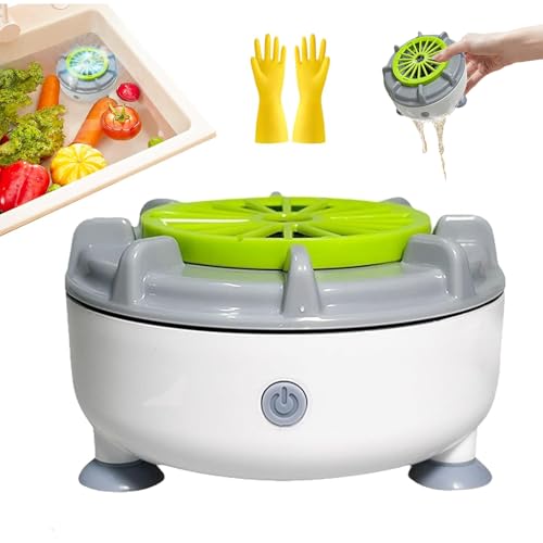 Efficient Portable Fruit and Vegetable Washers, Ultrasonic Fruit and Vegetable Cleaner Device, Portable USB Automatic Fruit Washer Spinner Machine for Cleaning Fruits,Vegetables (A(Built-in Battery)) von ZHKVAG