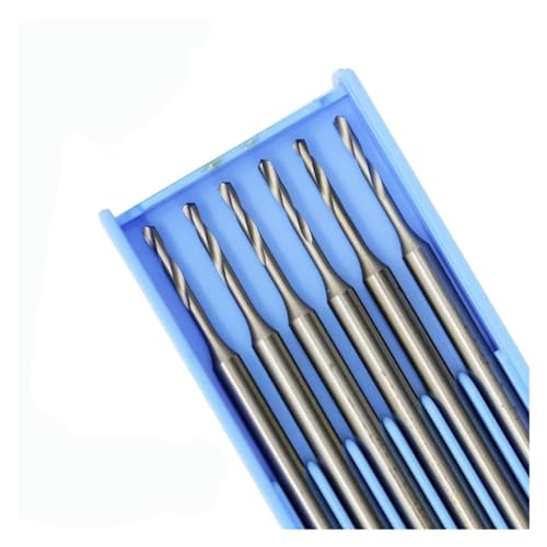 Bohrer Typ Stahl Gravur Messer Ende Mühle Holzbearbeitung Router Bit Holz Fräser for Schnitzereien Kernel Bernstein(0.9mm (6pcs of box)) von ZHLWei