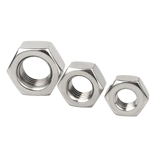 ZHLWei 1-100 Stück 304 A2 Edelstahl Sechskantmutter for M1 .2 .4 .6 M2 .5 M3 M4 M5 M6 M8 M10 M12 M16 M20 M24 Schraubenbolzen ZHLWei 1-100 Stück 304 A2 Edelstahl Sechskantmutter for M1 .2 .4 .6 M2 .5 M3 M4 M5 M6 M8 M10 M12 M16 M20 M24 Schraubenbolzen von ZHLWei