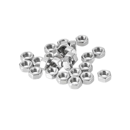 ZHLWei 100/20Pcs M2 M3 M4 M5 M6 M8Hex Muttern Metric Grob Gewinde Hexagon Mutter Edelstahl ZHLWei 100/20Pcs M2 M3 M4 M5 M6 M8Hex Muttern Metric Grob Gewinde Hexagon Mutter Edelstahl von ZHLWei