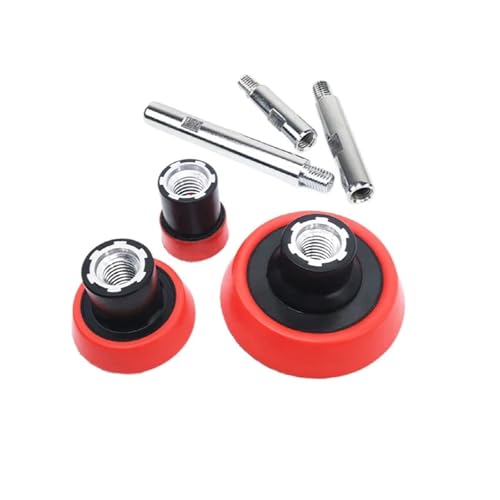 ZHLWei 3-teiliges Set mit rotierender Verlängerungswelle und Trägerplatte, M14-Gewinde for Winkelschleifer, Polierer, Auto-Detailpolieren von ZHLWei