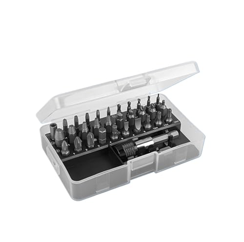 ZHLWei 33-in-1-Set for Ausdrehen gebrochener Schrauben mit Werkzeug for Entfernen der Stecknussverlängerungsstange for Abisolieren von Schrauben von ZHLWei