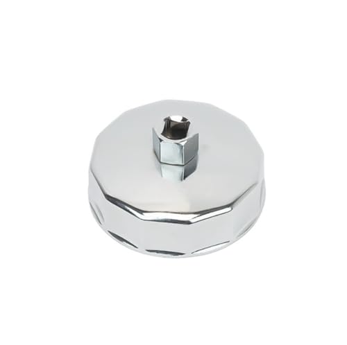 ZHLWei 64 mm - 102 mm Endkappen-Maschinenfilter-Entfernungswerkzeug 1/2 Zoll Vierkantantrieb Öl Universal-Steckschlüssel-Entferner von ZHLWei