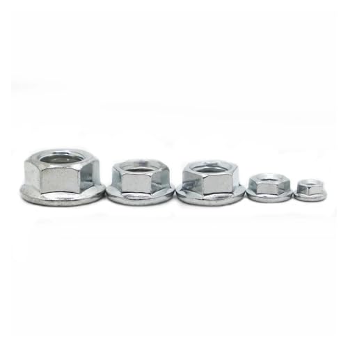 ZHLWei M3 M4 M5 M6 M8 M10 M12 M14 M16 Sechskant-Sicherungsmuttern aus verzinktem Stahl Sechskant-Flanschmutter ZHLWei M3 M4 M5 M6 M8 M10 M12 M14 M16 Sechskant-Sicherungsmuttern aus verzinktem Stahl Sechskant-Flanschmutter von ZHLWei