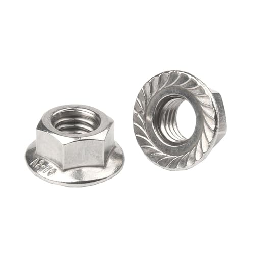 ZHLWei Sechskantflanschmuttern M3 M4 M5 M6 M8 M10 M12 M16 M20 304 Edelstahl Pinking Automatische Sicherungsmutter ZHLWei Sechskantflanschmuttern M3 M4 M5 M6 M8 M10 M12 M16 M20 304 Edelstahl Pinking Automatische Sicherungsmutter von ZHLWei