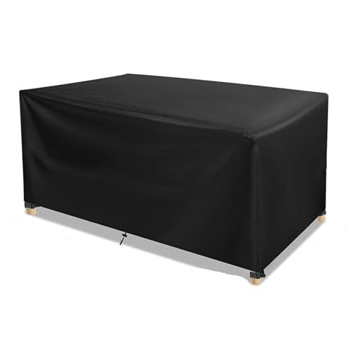 ZHMANLUCK Gartenabdeckungen Tisch Und StüHle 200x140x75cm/LxWxH Regenschutz und Staubfest Regenschutz und Staubfest Schutzhülle Abdeckplane für Gartentisch Sitzgruppe von ZHMANLUCK