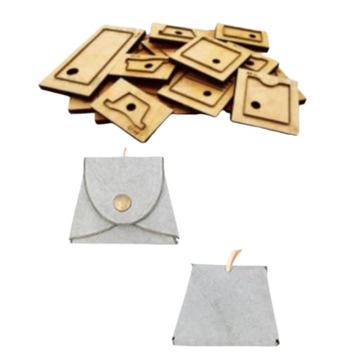 Leder-Stanzform, Lederwaren, Holz-Stanzform für Heimwerker, Handwerk, Mini-Münztasche von ZHONGJIUYUAN
